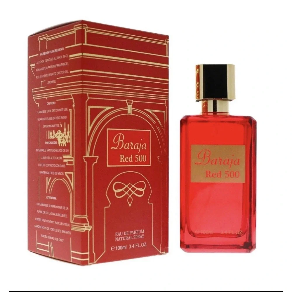 Baraja Red 500 by Royal Fragrance 3.4oz EDP Spray Unisex New Sealed Box